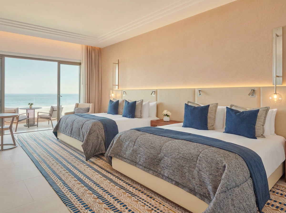 Chambre Fairmont deux lits Queen